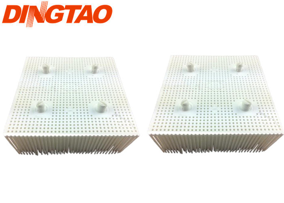 Para el GT5250 S5200 Piezas de corte Bristle 1,6' Poly - Pie redondo - Blanco 92910002
